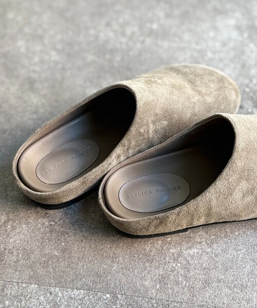 DouDou(ドゥドゥ)の「スエードサボ(その他シューズ・レディース・ブラック/グレー・SMALL/LARGE/MEDIUM)」の10枚目の写真