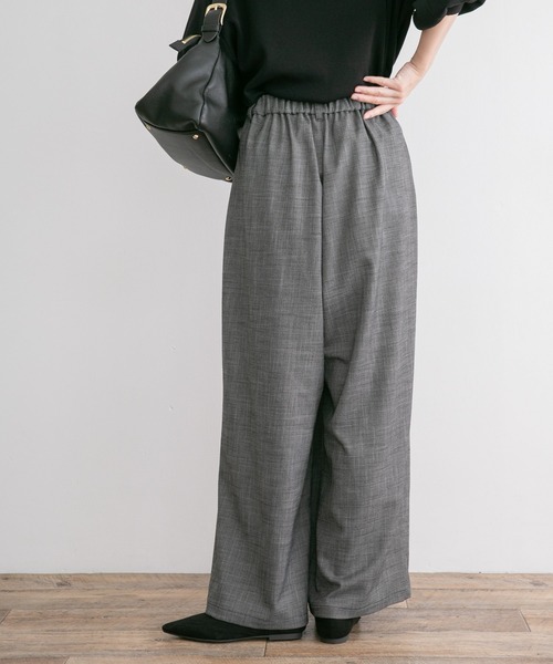 ITEMS URBANRESEARCH(アイテムズ アーバンリサーチ)の「ラップワイドパンツ(その他パンツ・レディース・ブラウン/ブラック・SMALL/MEDIUM)」の20枚目の写真