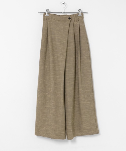 ITEMS URBANRESEARCH(アイテムズ アーバンリサーチ)の「ラップワイドパンツ(その他パンツ・レディース・ブラウン/ブラック・SMALL/MEDIUM)」の15枚目の写真