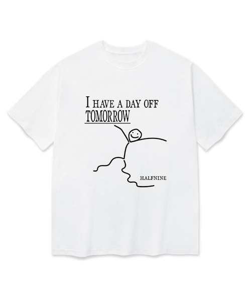 HALFNINE（ハーフナイン）の「デイオフ 半袖Tシャツ F05BRD_HBX11024（Tシャツ/カットソー・メンズ・グレー系その他/ブラック/ブルー/ホワイト・L/M/XL/S）」の2枚目の写真