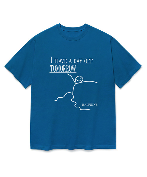 HALFNINE（ハーフナイン）の「デイオフ 半袖Tシャツ F05BRD_HBX11024（Tシャツ/カットソー・メンズ・グレー系その他/ブラック/ブルー/ホワイト・L/M/XL/S）」の4枚目の写真