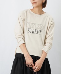 LUCA/LADY LUCK LUCA | LC/LLL プレーティング天竺ロゴプルオーバー(Tシャツ/カットソー)
