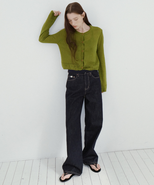FRIVER07(フリバー07)の「Non fade straight denim pants FRFA01DP01_Indigo(デニムパンツ・レディース・インディゴブルー・SMALL/MEDIUM)」の3枚目の写真