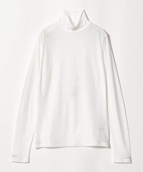 CITEN(シテン)の「<CITEN>エッセンシャルシアータートルトップ(Tシャツ/カットソー・レディース・ワイン/ホワイト/ブラック・FREE)」の18枚目の写真