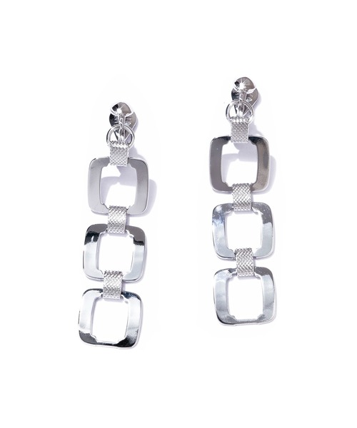 IRIS47(イリスフォーセブン)の「【IRIS 47】band earring/バンド イヤリング BO289(イヤリング・レディース・シルバー/ゴールド・FREE)」の4枚目の写真