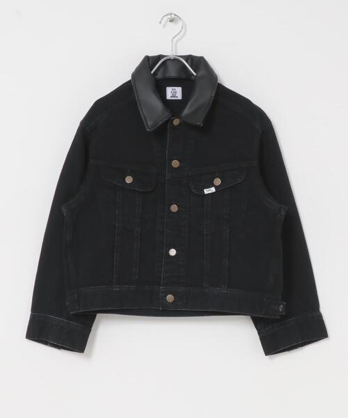 URBAN RESEARCH ROSSO WOMEN(アーバンリサーチ ロッソ)の「『別注』Lee×ROSSO 2WAY COLLAR SHORT JACKET(デニムジャケット・レディース・ブラック系その他/ワンウォッシュ・SHORT)」の3枚目の写真