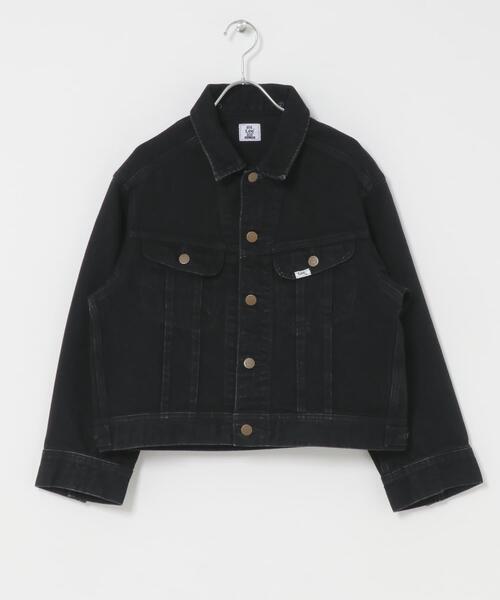 URBAN RESEARCH ROSSO WOMEN(アーバンリサーチ ロッソ)の「『別注』Lee×ROSSO 2WAY COLLAR SHORT JACKET(デニムジャケット・レディース・ブラック系その他/ワンウォッシュ・SHORT)」の4枚目の写真