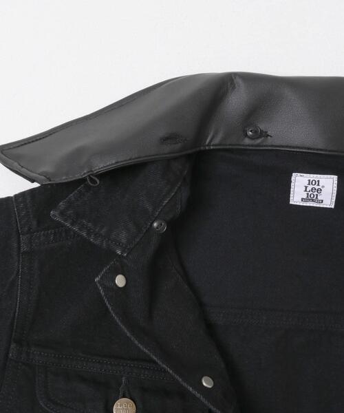 URBAN RESEARCH ROSSO WOMEN(アーバンリサーチ ロッソ)の「『別注』Lee×ROSSO 2WAY COLLAR SHORT JACKET(デニムジャケット・レディース・ブラック系その他/ワンウォッシュ・SHORT)」の5枚目の写真