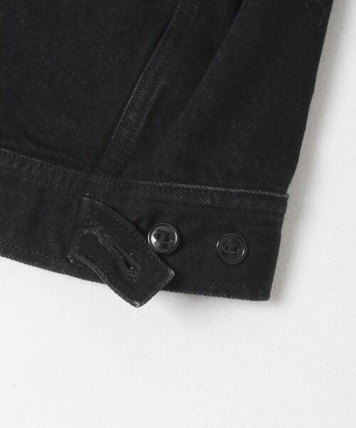 URBAN RESEARCH ROSSO WOMEN(アーバンリサーチ ロッソ)の「『別注』Lee×ROSSO 2WAY COLLAR SHORT JACKET(デニムジャケット・レディース・ブラック系その他/ワンウォッシュ・SHORT)」の8枚目の写真