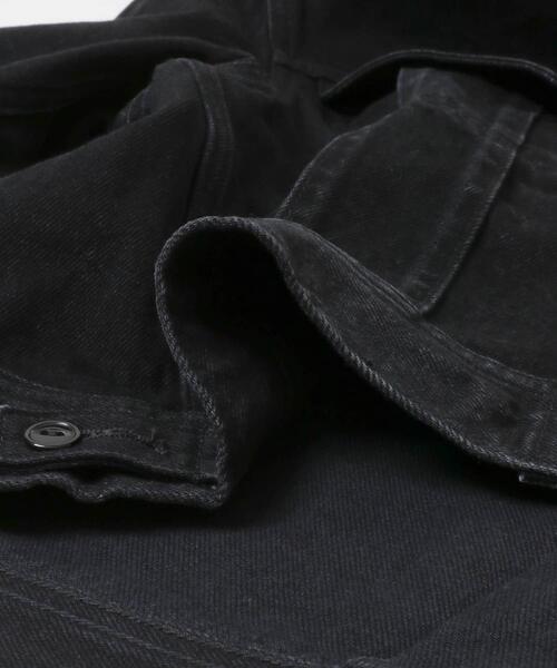 URBAN RESEARCH ROSSO WOMEN(アーバンリサーチ ロッソ)の「『別注』Lee×ROSSO 2WAY COLLAR SHORT JACKET(デニムジャケット・レディース・ブラック系その他/ワンウォッシュ・SHORT)」の9枚目の写真