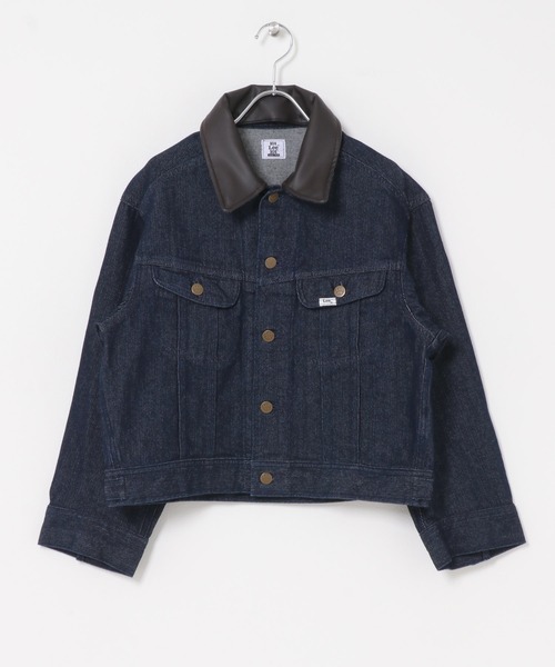 URBAN RESEARCH ROSSO WOMEN（アーバンリサーチ　ロッソ）の「『別注』Lee×ROSSO　2WAY COLLAR SHORT JACKET（デニムジャケット・レディース・ブラック系その他/ワンウォッシュ・SHORT）」の4枚目の写真