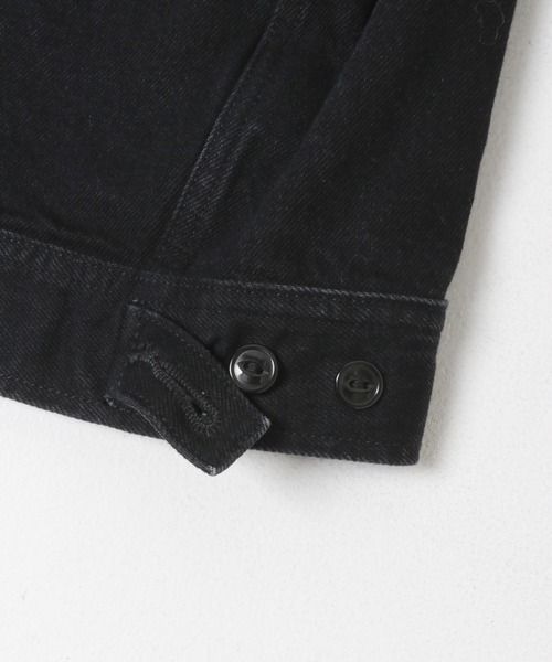 URBAN RESEARCH ROSSO WOMEN（アーバンリサーチ　ロッソ）の「『別注』Lee×ROSSO　2WAY COLLAR SHORT JACKET（デニムジャケット・レディース・ブラック系その他/ワンウォッシュ・SHORT）」の8枚目の写真