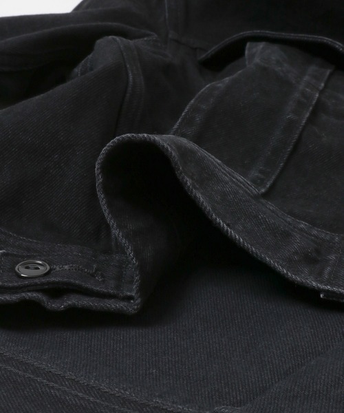 URBAN RESEARCH ROSSO WOMEN（アーバンリサーチ　ロッソ）の「『別注』Lee×ROSSO　2WAY COLLAR SHORT JACKET（デニムジャケット・レディース・ブラック系その他/ワンウォッシュ・SHORT）」の9枚目の写真