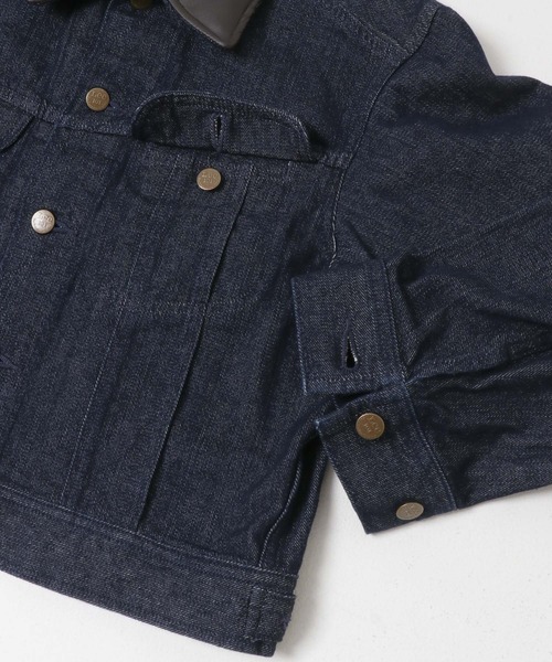 URBAN RESEARCH ROSSO WOMEN（アーバンリサーチ　ロッソ）の「『別注』Lee×ROSSO　2WAY COLLAR SHORT JACKET（デニムジャケット・レディース・ブラック系その他/ワンウォッシュ・SHORT）」の10枚目の写真
