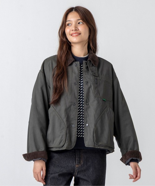 L.L.Bean(エルエルビーン)の「【JAPAN EDITION】ビーンズ・フィールド・コート、インサレーテッド(カバーオール・レディース・パープル/ダークオリーブ/ダークブラウン/ライトベージュ・MEDIUM)」の5枚目の写真