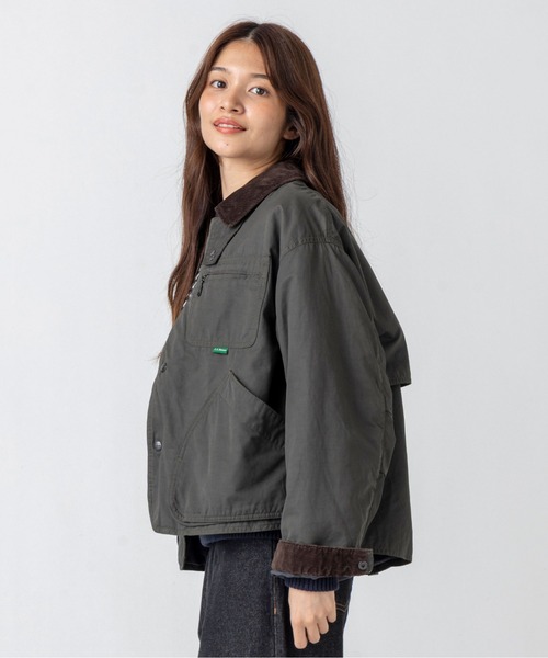 L.L.Bean(エルエルビーン)の「【JAPAN EDITION】ビーンズ・フィールド・コート、インサレーテッド(カバーオール・レディース・パープル/ダークオリーブ/ダークブラウン/ライトベージュ・MEDIUM)」の6枚目の写真