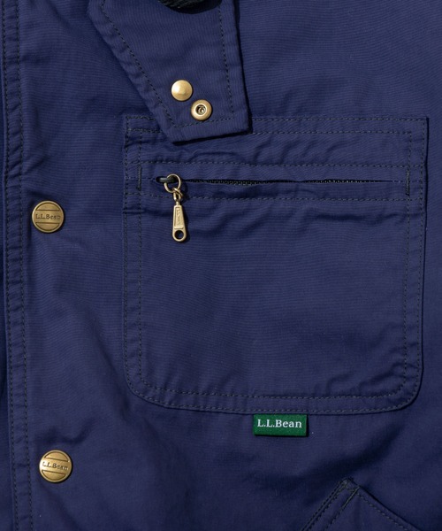 L.L.Bean(エルエルビーン)の「【JAPAN EDITION】ビーンズ・フィールド・コート、インサレーテッド(カバーオール・レディース・パープル/ダークオリーブ/ダークブラウン/ライトベージュ・MEDIUM)」の9枚目の写真