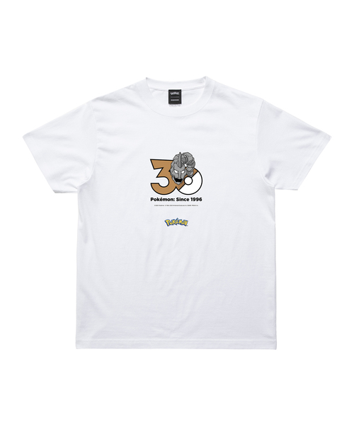 ZOZOSPOT(ゾゾスポット)の「Pokemon 30th Anniversary 1025 T-shirt 「イワーク」(Tシャツ/カットソー・レディース・ホワイト・SMALL/110cm/120cm/130cm/140cm/150cm/160cm/MEDIUM/LARGE/X-LARGE/XX-LARGE/XXX-LARGE/100cm)」の1枚目の写真