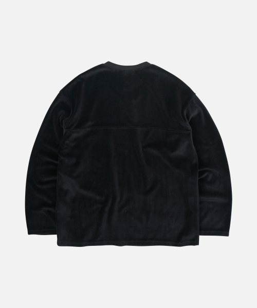 FRIZMWORKS(フリズムワークス)の「TERRY VELVET LS TEE _ BLACK(Tシャツ/カットソー・メンズ・その他・SMALL/MEDIUM/LARGE/X-LARGE)」の2枚目の写真
