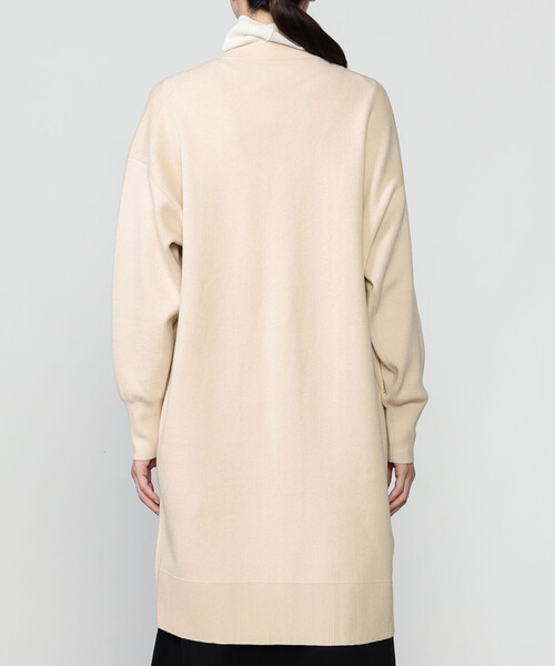 WALANCE（ワランス）の「WALANCE | コットンシルク ダブルフェイス ロングカーディガン WOMEN（カーディガン/ボレロ・レディース・カーキ/アイボリー・F）」の12枚目の写真