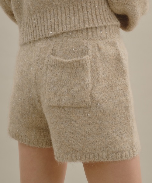apres jour mignon(アプレジュールミニョン)の「【セットアップ着用可能】ラメスパンコールショートパンツ(その他パンツ・レディース・ベージュ/アイボリー/ブラウン系その他/ブルー・フリー)」の20枚目の写真