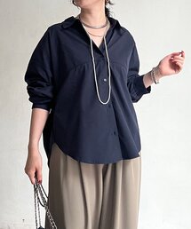 微起毛バックラインシャツ
