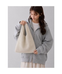 ラメニット ワンハンドルトートバッグ