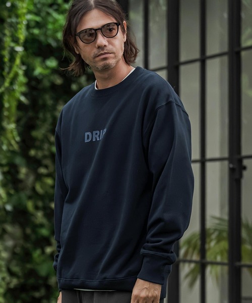 CAMBIO(カンビオ)の「msw1964- ヘビー裏毛プリントCNスウェット - Drip(2602133MCB)(スウェット・メンズ・ホワイト/ブラック/ミックスグレー/ネイビー・S/M/L/XL)」の16枚目の写真