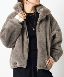【一部店舗限定】エコファーブルゾン
