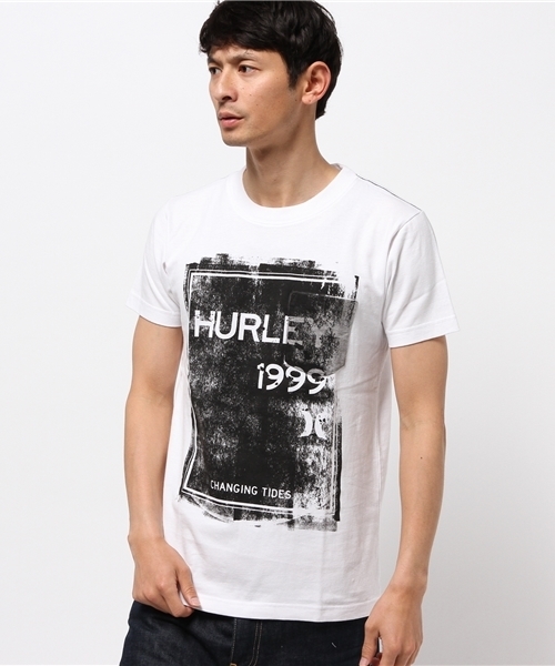 Hurley (ハーレー)の「SQUARED UP POCKET OILERS(Tシャツ/カットソー・メンズ・グレー/ホワイト/ネイビー・MEDIUM/X-LARGE/SMALL/LARGE)」の1枚目の写真