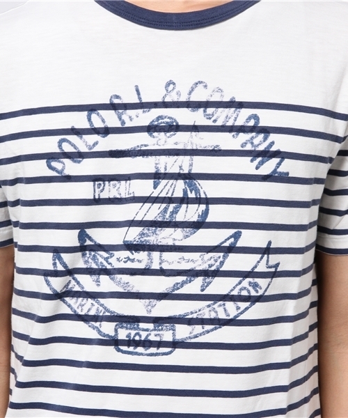 POLO RALPH LAUREN（ポロ ラルフ ローレン）の「カスタムフィット グラフィック Tシャツ（Tシャツ/カットソー・メンズ・ホワイト系その他・X-LARGE/X-SMALL/MEDIUM/SMALL/LARGE）」の7枚目の写真