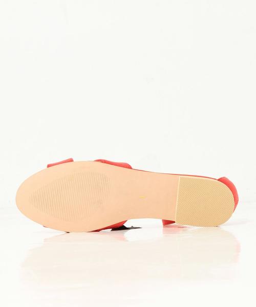 Another Edition（アナザーエディション）の「クロスフラットサンダル/AEBFC Cross FLT SNDL◆（サンダル・レディース・オフホワイト/ブラック/レッド/ライトブルー・MEDIUM/LARGE/SMALL）」の7枚目の写真