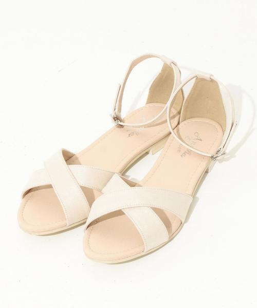 Another Edition（アナザーエディション）の「クロスフラットサンダル/AEBFC Cross FLT SNDL◆（サンダル・レディース・オフホワイト/ブラック/レッド/ライトブルー・MEDIUM/LARGE/SMALL）」の12枚目の写真