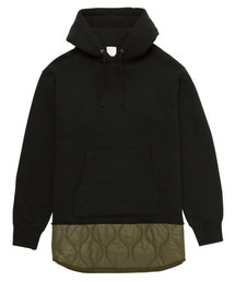 MR.GENTLEMAN | MR.GENTLEMAN QUILTED MIX PULLOVER SWEAT PARKA -CITYSHOP Exclusive-(パーカー)