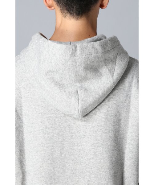 MR.GENTLEMAN（ミスタージェントルマン）の「MR.GENTLEMAN QUILTED MIX PULLOVER SWEAT PARKA -CITYSHOP Exclusive-（パーカー・メンズ・ブラック/グレー・LARGE/X-LARGE/MEDIUM）」の16枚目の写真