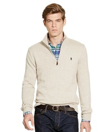 POLO RALPH LAUREN | コットン ハーフジップ セーター(ニット/セーター)