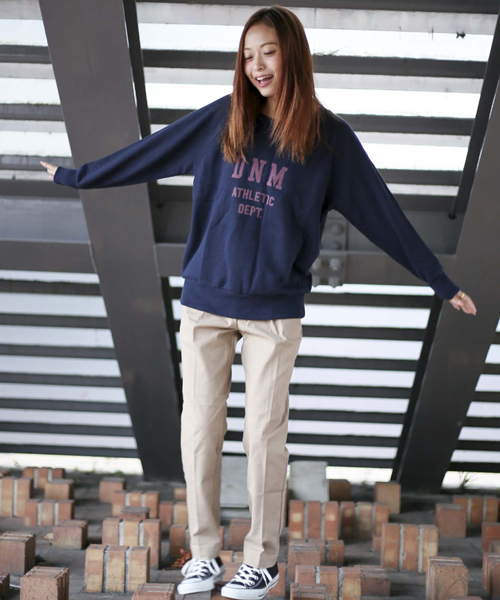 Denime（ドゥニーム）の「ストレッチチノクロップドパンツ（チノパンツ・レディース・ブラック/ベージュ・MEDIUM/SMALL）」の11枚目の写真