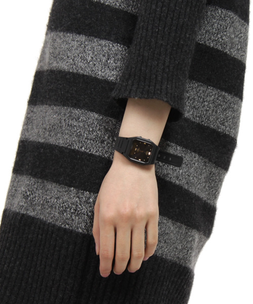 AMERICAN RAG CIE（アメリカンラグシー）の「CASIO（カシオ）時計　BRI-CA AW48-1V（アナログ腕時計・レディース・ブラック・ﾌﾘ-）」の6枚目の写真