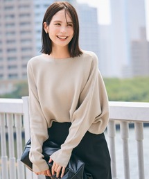 coca（coca）（コカ）の「しっとりやわらかボートネックドルマンニット（ニット/セーター）」