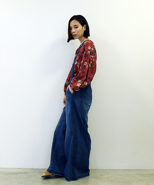 DOUBLE NAME（ダブルネーム）の「花柄ロマンチックブラウス（シャツ/ブラウス・レディース・オフホワイト/レッド/ブラック・FREE）」の5枚目の写真