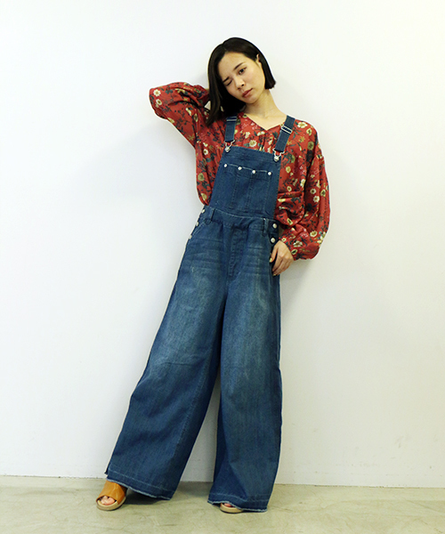 DOUBLE NAME（ダブルネーム）の「花柄ロマンチックブラウス（シャツ/ブラウス・レディース・オフホワイト/レッド/ブラック・FREE）」の6枚目の写真