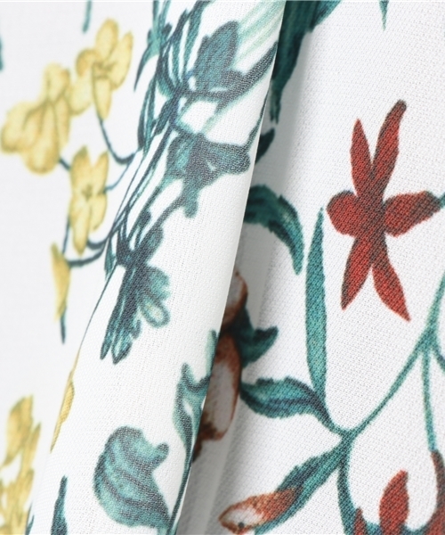 DOUBLE NAME（ダブルネーム）の「花柄ロマンチックブラウス（シャツ/ブラウス・レディース・オフホワイト/レッド/ブラック・FREE）」の14枚目の写真