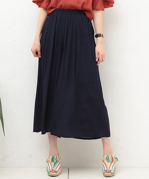 natural couture（ナチュラルクチュール）の「リゾートカラーパンツ（その他パンツ・レディース・ピンク/ベージュ/ネイビー/ターコイズブルー・FREE）」の3枚目の写真