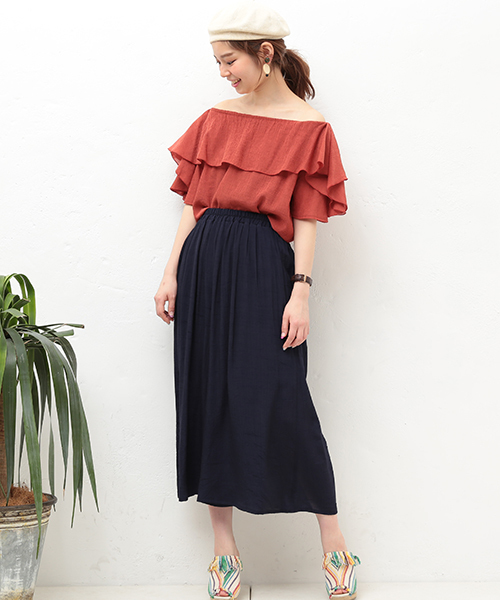 natural couture（ナチュラルクチュール）の「リゾートカラーパンツ（その他パンツ・レディース・ピンク/ベージュ/ネイビー/ターコイズブルー・FREE）」の18枚目の写真