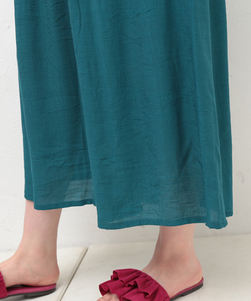 natural couture（ナチュラルクチュール）の「リゾートカラーパンツ（その他パンツ・レディース・ピンク/ベージュ/ネイビー/ターコイズブルー・FREE）」の8枚目の写真