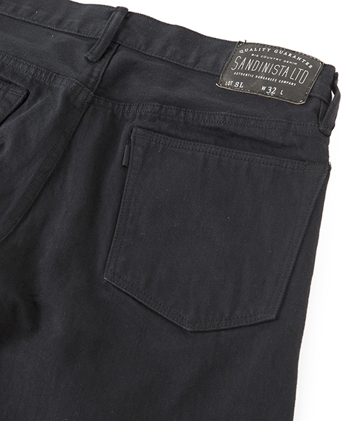Sandinista（サンディニスタ）の「B.C. Black Denim Pants - Slim / ブラックデニムパンツ - スリム（デニムパンツ・メンズ・ブラック・30inch/34inch/32inch）」の7枚目の写真