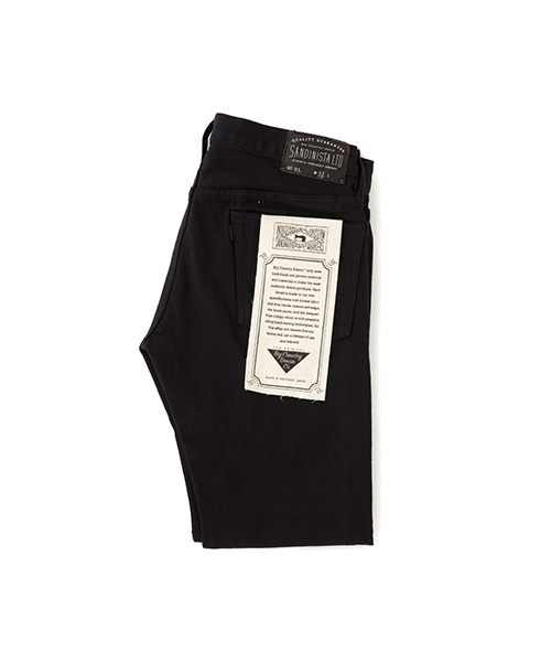 Sandinista（サンディニスタ）の「B.C. Black Denim Pants - Slim / ブラックデニムパンツ - スリム（デニムパンツ・メンズ・ブラック・30inch/34inch/32inch）」の9枚目の写真