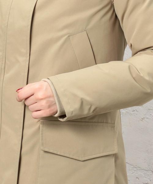 green label relaxing（グリーンレーベルリラクシング）の「◆CB ハッスイ マウンテンダウン コート LONG ◆（ダウンジャケット/コート・レディース・ブラック/ベージュ/オリーブ・36/38/34/42/44/40）」の9枚目の写真