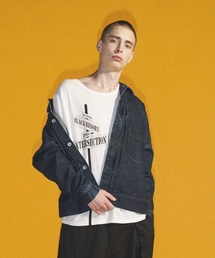ドルマンデニムジャケット -　13.5oz左綾デニムヴィンテージウォッシュ　-