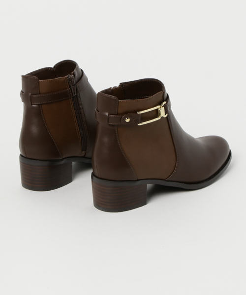 un dix cors（アンディコール）の「金具ショートブーツ（ブーティ・レディース・ブラウン/ボルドー・SMALL/MEDIUM/LARGE）」の3枚目の写真